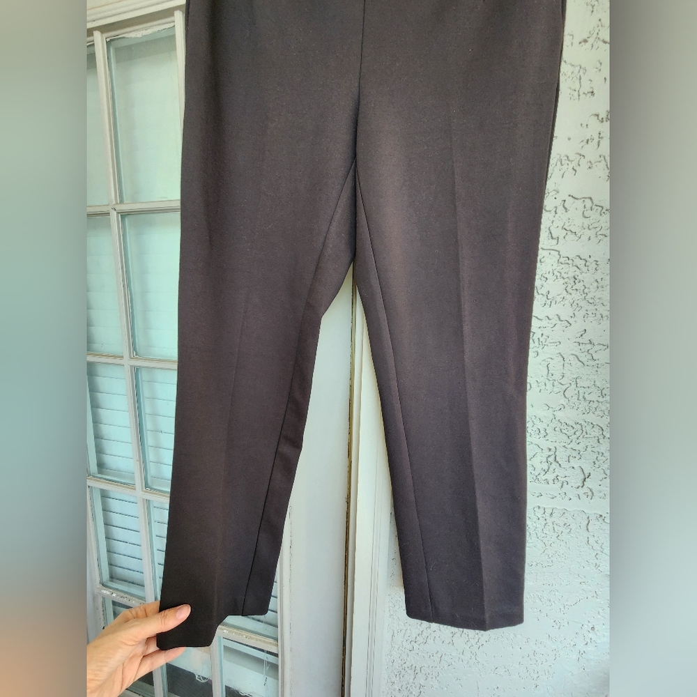 Joie Black Work Wear Trousers Sz M 16-16.5" Waist - Picture 3 of 6